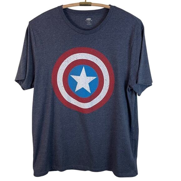 Old Navy Collectabilitees Marvel Captain America Tee Size XL - Picture 1 of 8